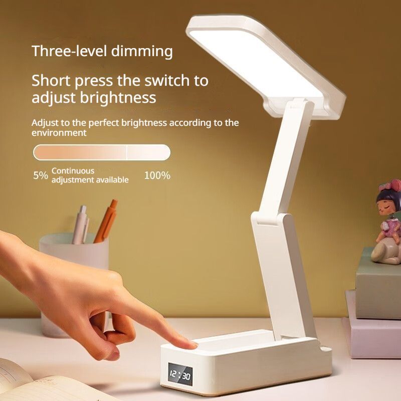 Touch Control LED Study Lamp - USB Rechargeable Dimmable Desk Light for Students