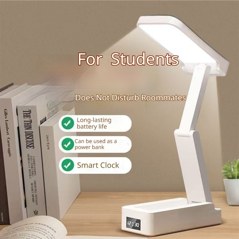 Touch Control LED Study Lamp - USB Rechargeable Dimmable Desk Light for Students