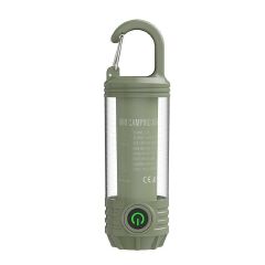 Mini Portable Rechargeable Camping Lantern - Super Bright LED Flashlight with Hanging Hook
