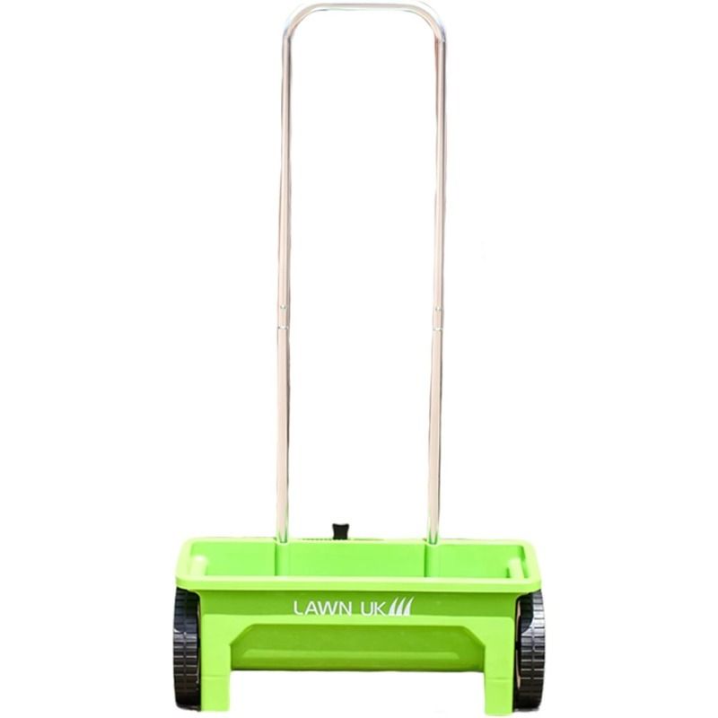 Lawn UK 12 Litre Drop Spreader - For Grass Seed & Fertiliser - Drop Style Dispenser - Ergonomic Durable Material