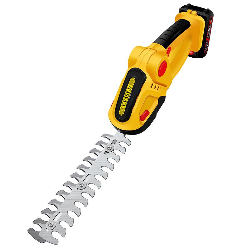 Cordless Grass Shear & Hedge Trimmer - 7.2V Electric Shrub Trimmer 2 in 1 Handheld Grass Trimmer Hedge Shears, Hedge Clippers Grass Cutter w/Pruning Scissor, Rechargeable Battery & Fast Charger