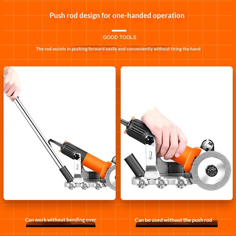 Angle grinder bracket Floor cleaning machine Beautiful sewing tools Electric seam cleaning machine Slot cleaning bracket, suitable for households and construction projects