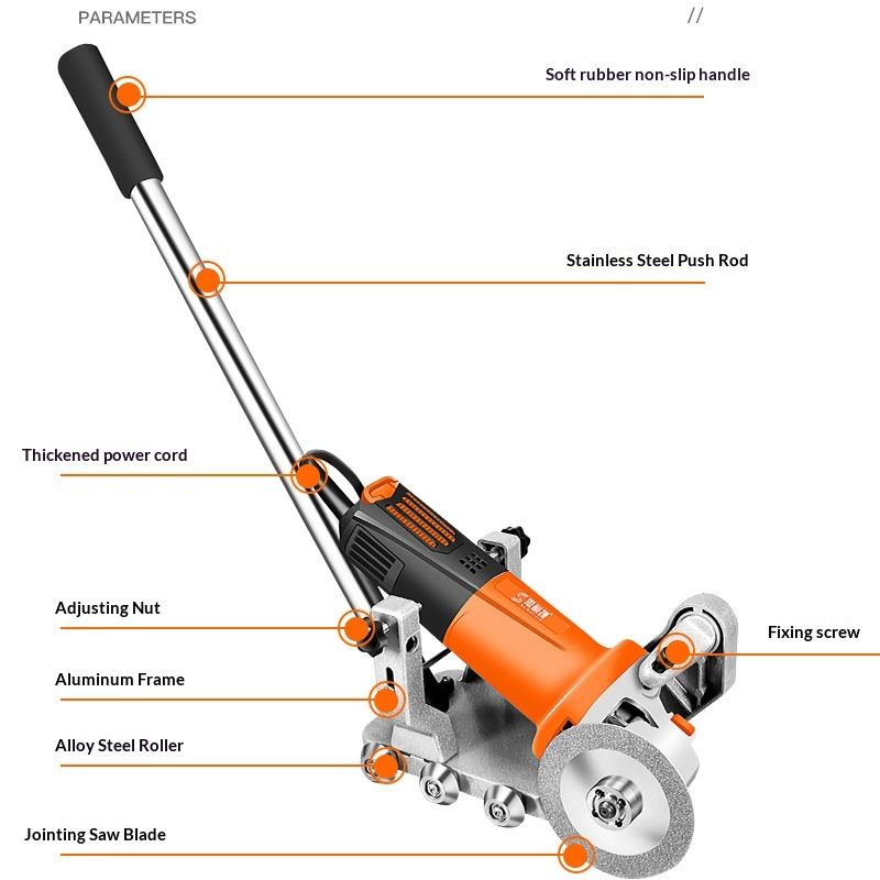 Angle grinder bracket Floor cleaning machine Beautiful sewing tools Electric seam cleaning machine Slot cleaning bracket, suitable for households and construction projects