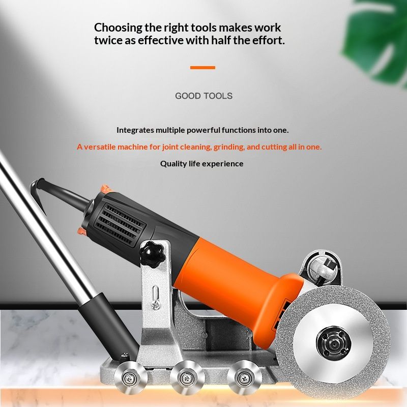 Angle grinder bracket Floor cleaning machine Beautiful sewing tools Electric seam cleaning machine Slot cleaning bracket, suitable for households and construction projects
