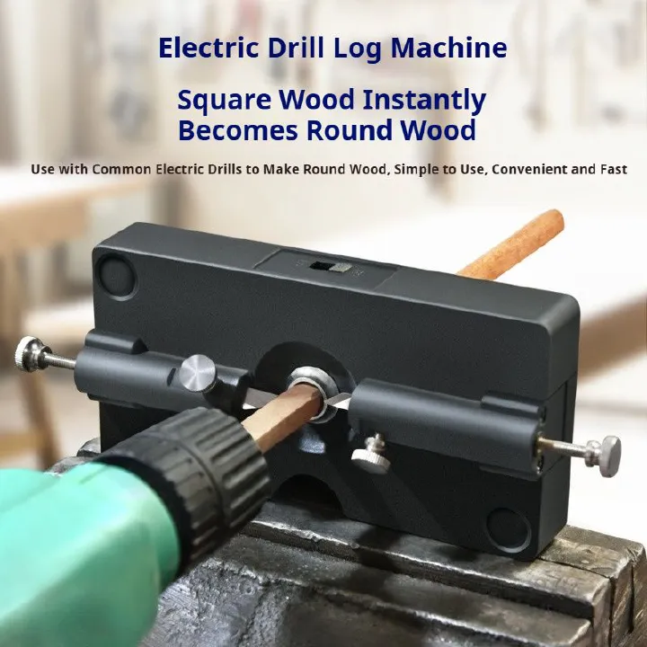 Woodworking drilling straight hole locator, round wood tenon drilling machine