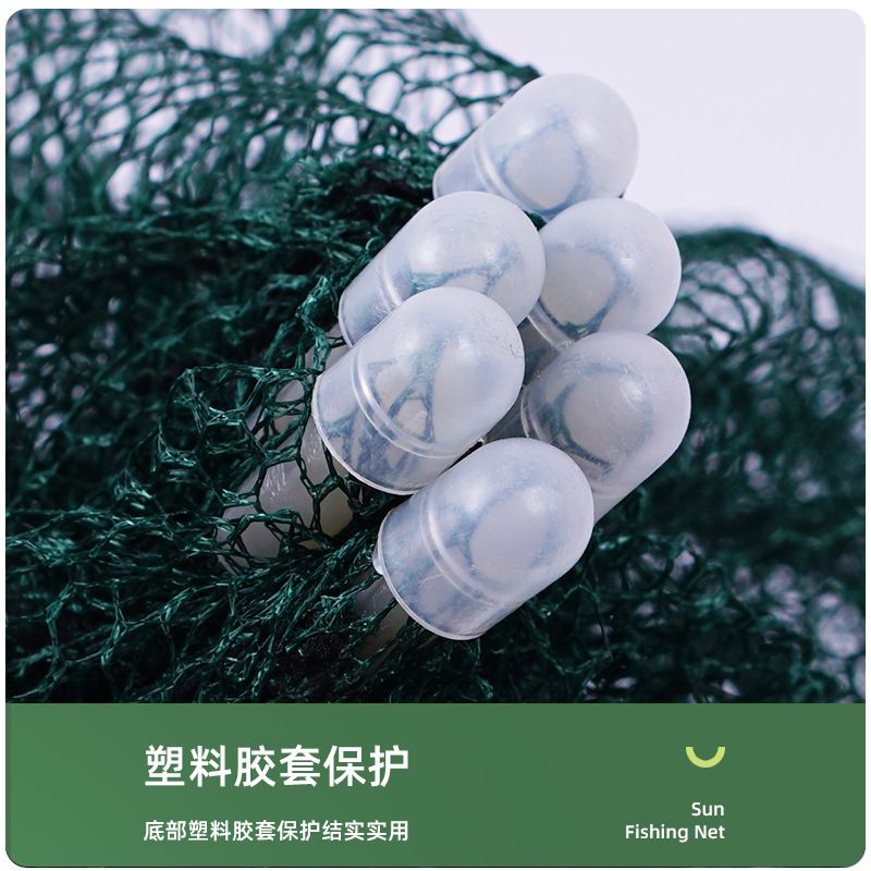 Foldable Umbrella Fishing Bait Trap, Automatic Shrimp Crab Minnow Cage with Only-in No-out Design, Full Accessories Fishing Net for River Lake Pond Fishing