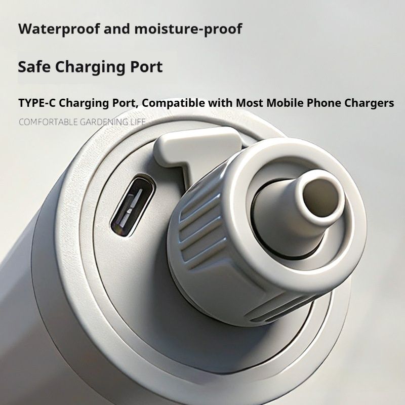 Electric Garden Sprayer, Battery Powered Sprayer with Telescopic Wand, 3 Nozzles, 5M/3M Hose Mister Sprayers, Portable Weed Sprayers Pump, Electric PlantSprayer for Yard Lawn Plant (3M Hose)