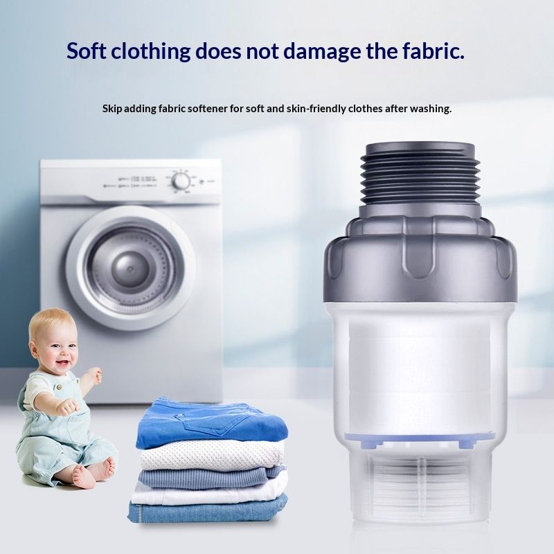 Washing Machine Pre-Filter with 3-Layer Filtration, 50μm High Precision Water Purifier, Universal Inlet Water Filter for Washing Machine Water Heater, Remove Sediment Impurities Protect Home Appliance