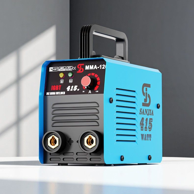 【 Intelligent Display Frequency 】 MMA-120 IGBT inverter DC welding machine, 120A mini portable MMA welding machine, supports 3.2mm electrode all-weather welding, household industrial welding machine