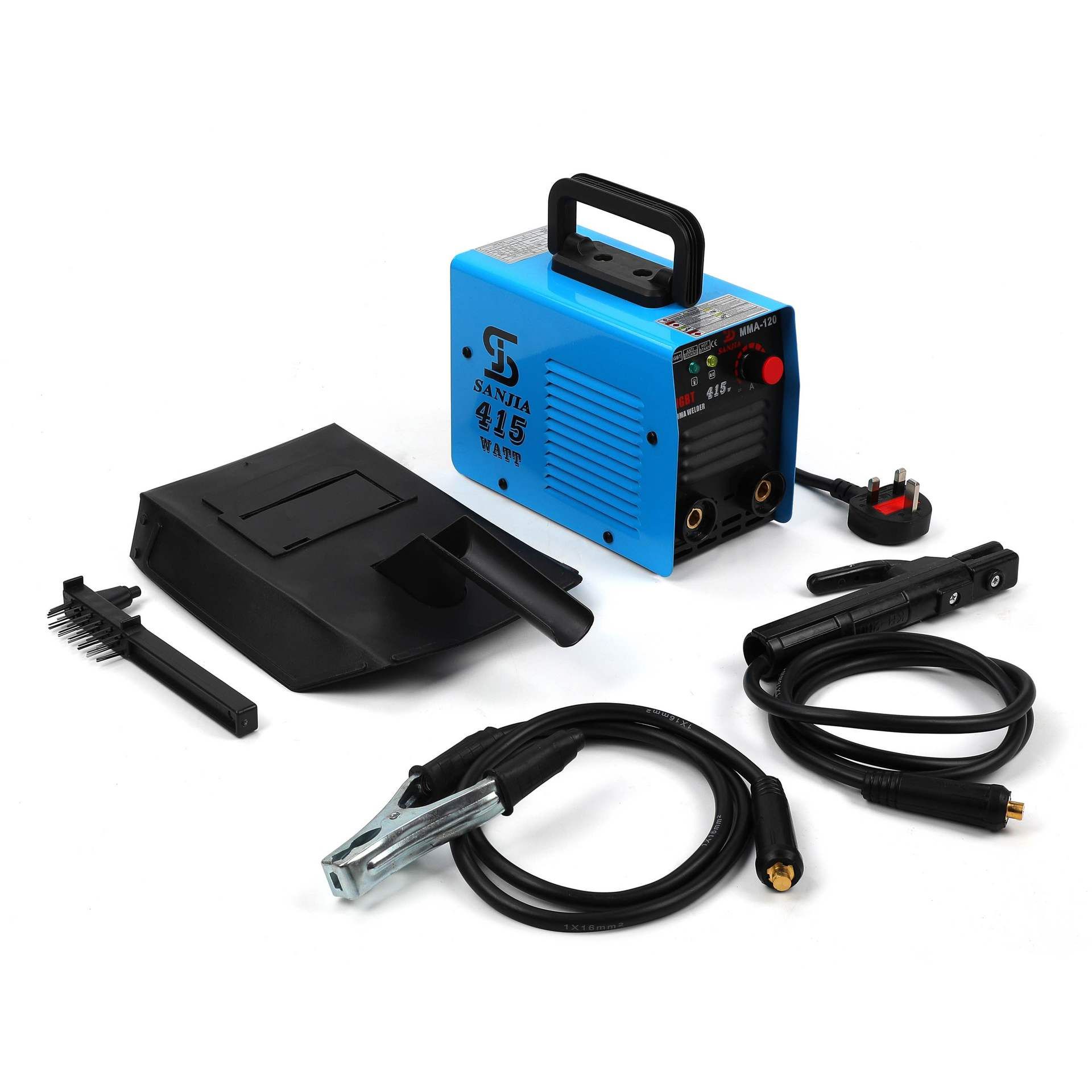 【 Intelligent Display Frequency 】 MMA-120 IGBT inverter DC welding machine, 120A mini portable MMA welding machine, supports 3.2mm electrode all-weather welding, household industrial welding machine