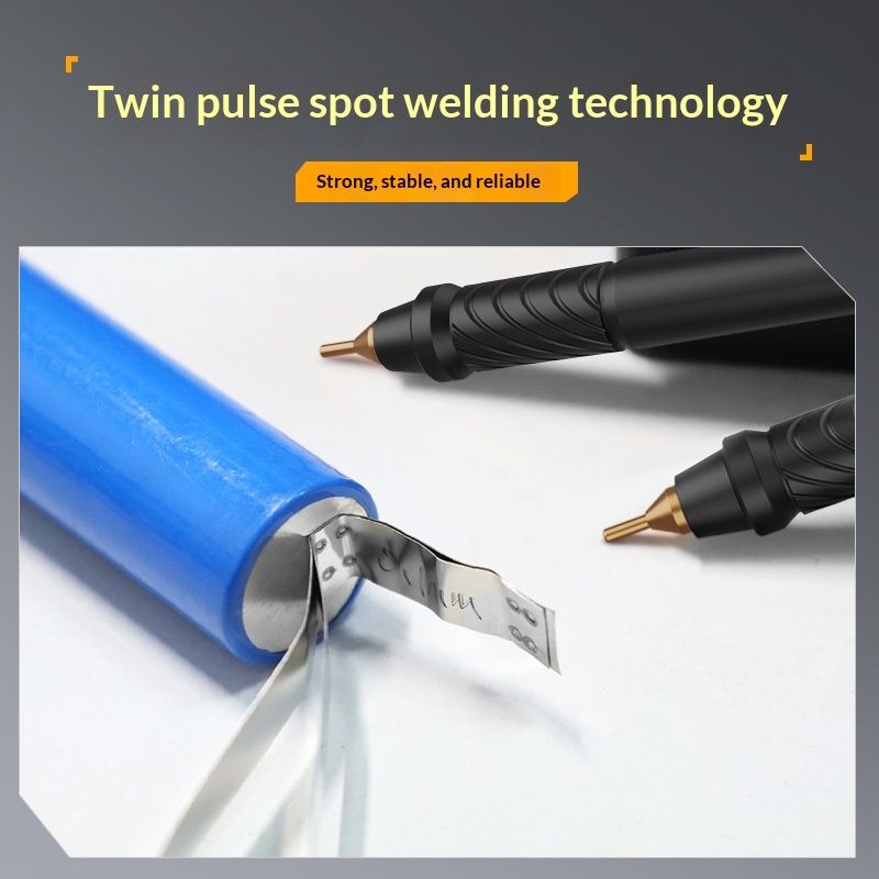 FNIRSI Portable Handheld Spot Welder, 1200A High Current 2 in 1 Power Bank & Spot Welding Machine, 0.1-0.25mm Nickel Sheet Welder for 18650 Battery Repair DIY Metal Working