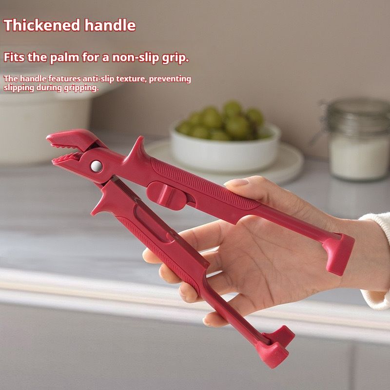 Multifunctional Anti-Scald Bowl Gripper, Non-Slip Pot Clip for Kitchen, Hot Dish Plate Tongs for Steamer, Casserole, Oven, Microwave