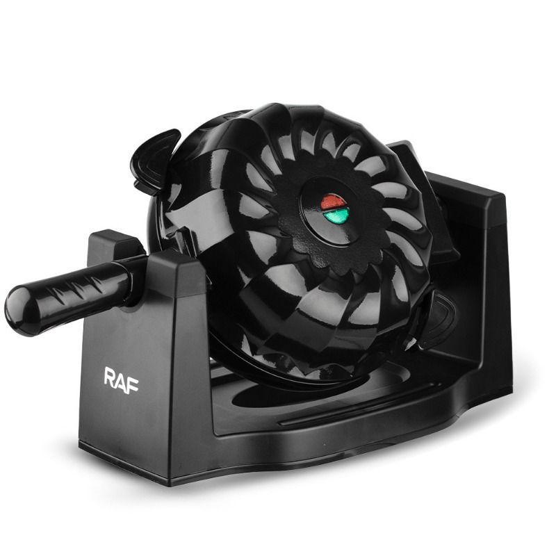 RAF Electric Bundt Cake Maker, Food-Grade Non-Stick Coating Automatic Flip Baking Machine with Uniform Heating System, Easy to Clean Bread & Dessert Maker for Home Kitchen Breakfast Daily Baking Use