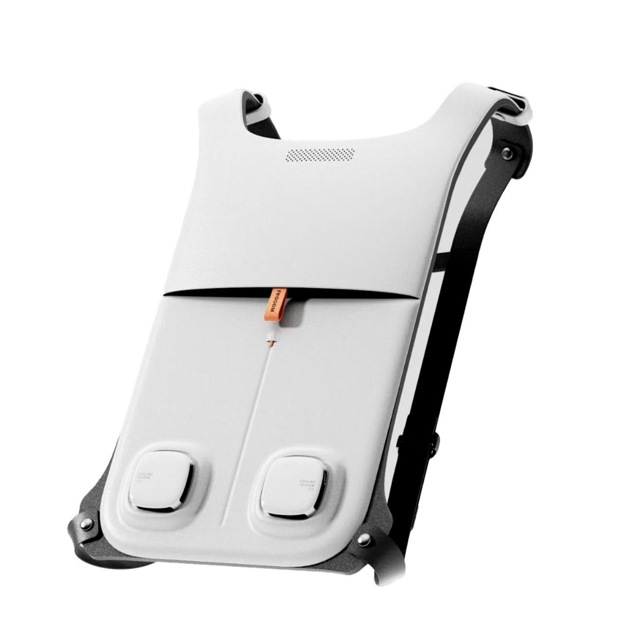 FUXIN Wearable Air Conditioner, Semiconductor Refrigeration Cooling Vest with 3D Circulating Air Outlet, Portable Cooling Device for Outdoor Working, Backpack Compatible