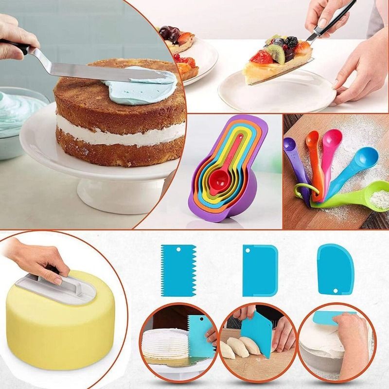 A one-stop tool for making and decorating cake transfer sets, making it easy for beginners to make professional desserts.