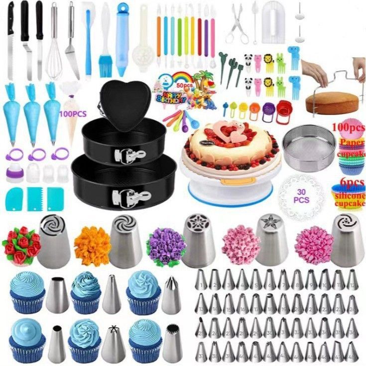 A one-stop tool for making and decorating cake transfer sets, making it easy for beginners to make professional desserts.