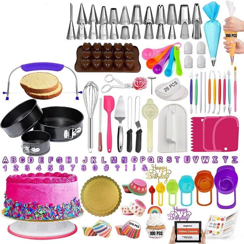 A one-stop tool for making and decorating cake transfer sets, making it easy for beginners to make professional desserts.