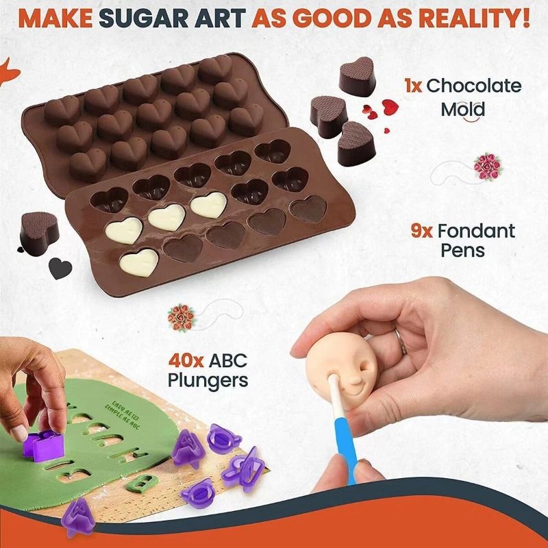 A one-stop tool for making and decorating cake transfer sets, making it easy for beginners to make professional desserts.