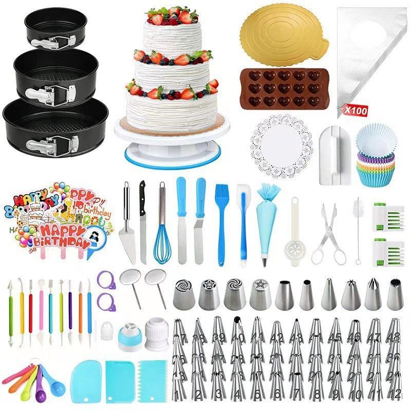 A one-stop tool for making and decorating cake transfer sets, making it easy for beginners to make professional desserts.