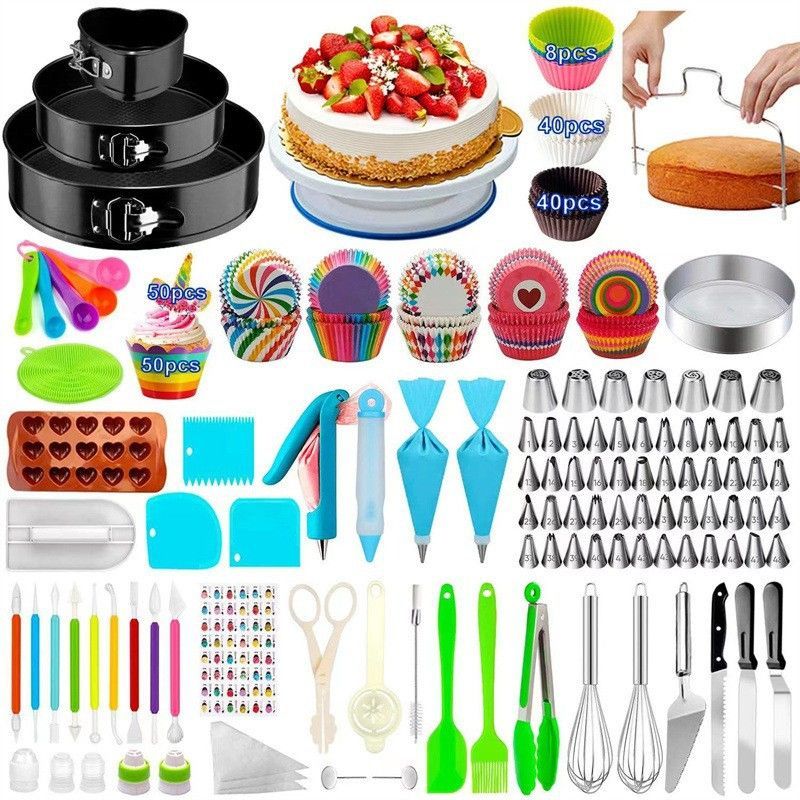 A one-stop tool for making and decorating cake transfer sets, making it easy for beginners to make professional desserts.