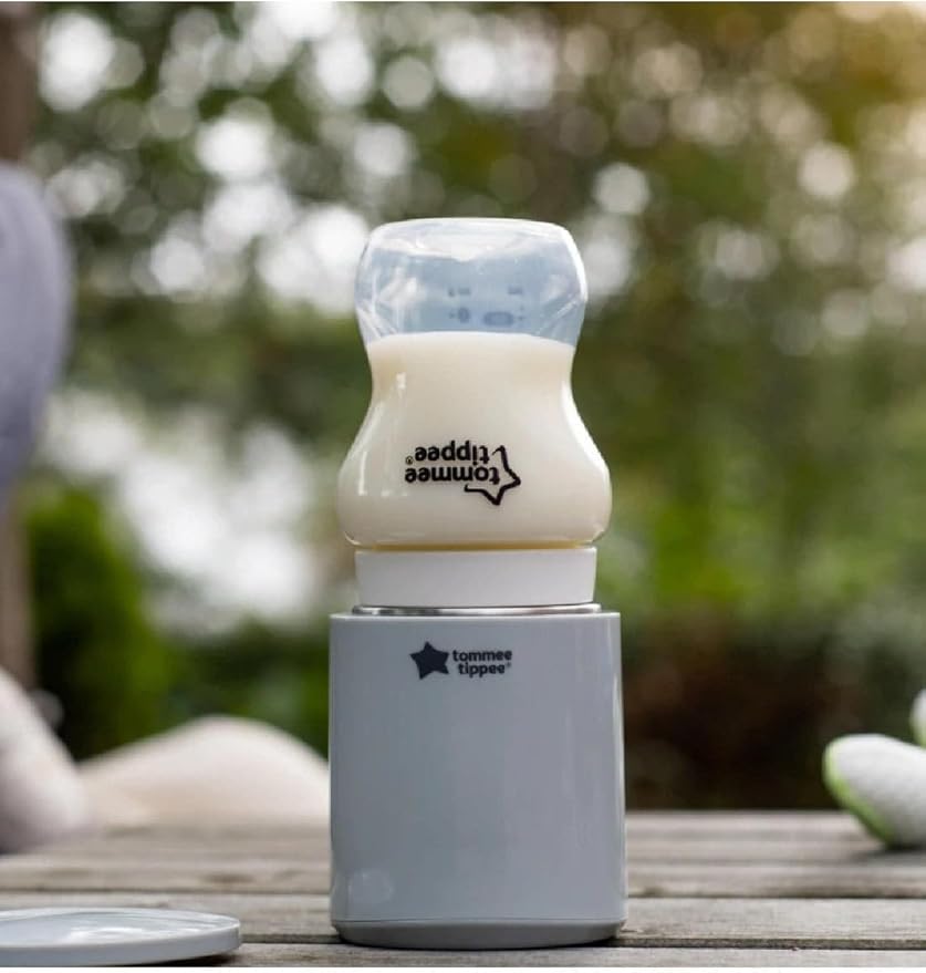 Tommee Tippee LetsGo Portable Baby Bottle Warmer, Warms Breast Milk, USB Rechargeable, Electric Bottle Warmer, Lightweight and Travel Friendly