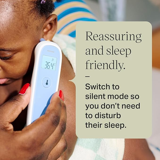 Tommee Tippee InEar Digital Thermometer, Suitable for 3m+, Essentials for Newborn Baby, 1 Second Instant Readings in Choice of ˚C or ˚F