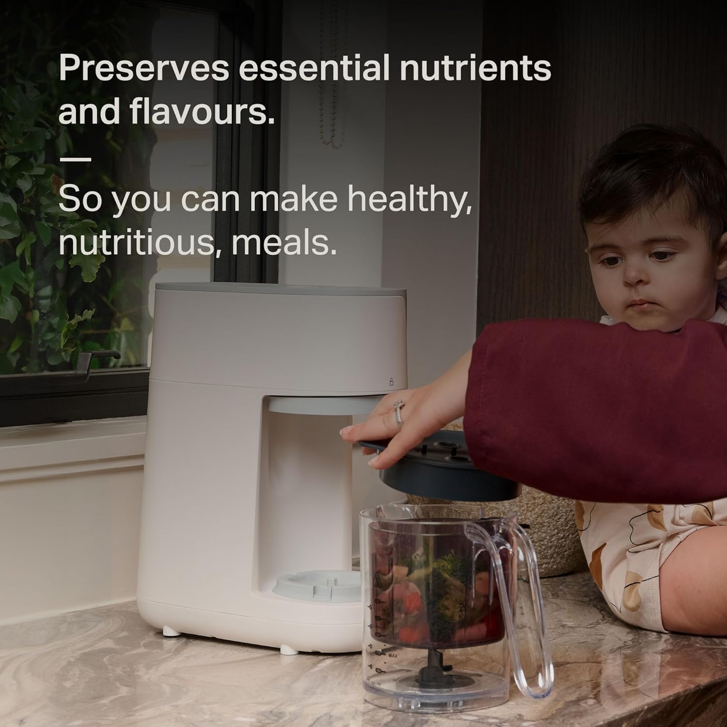 Tommee Tippee Quickcook 6 in 1 baby food blender(fresh, healthy baby food at the touch of a button)