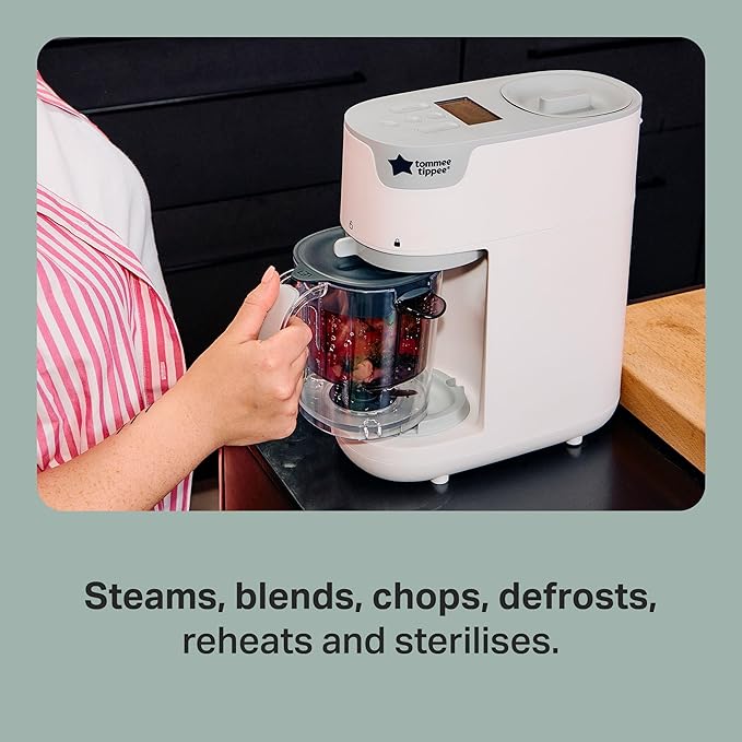 Tommee Tippee Quickcook 6 in 1 baby food blender(fresh, healthy baby food at the touch of a button)