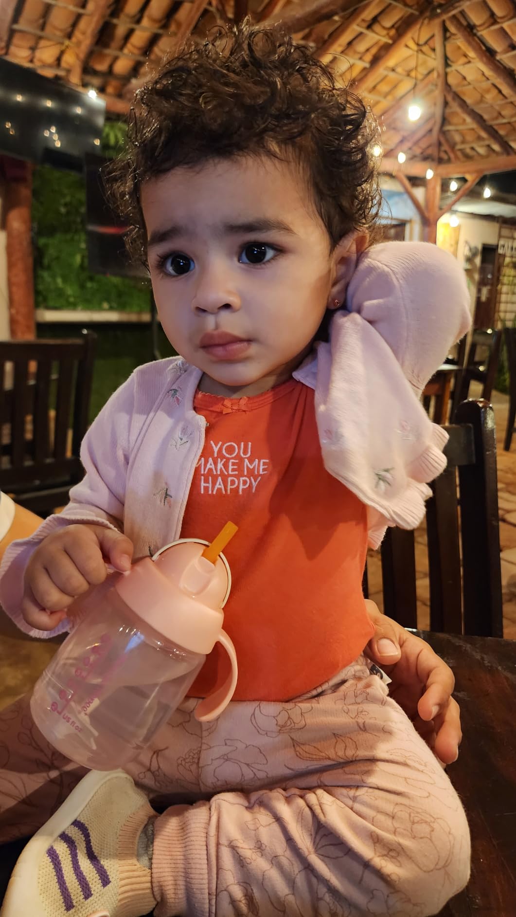 Tommee Tippee Starter Weighted Straw Baby & Toddler 10oz Sippy Cup for 6 Months+, with Silicone Weighted Straw and Easy-Hold Handles, BPA Free