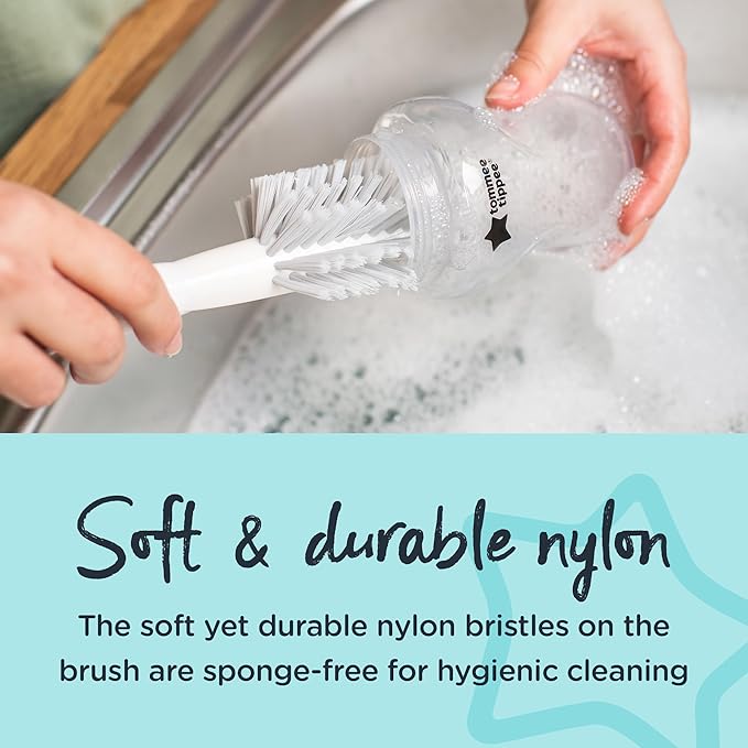 Tommee Tippee Closer to Nature 2-in-1 Baby Bottle Brush (