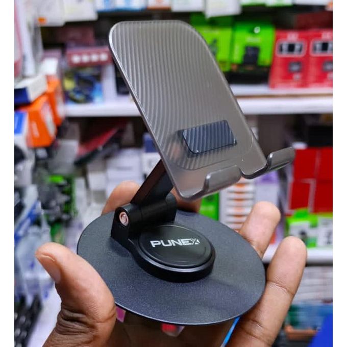 Punex Adjustable Phone Stand – Foldable Desktop Mobile Holder for All Smartphones
