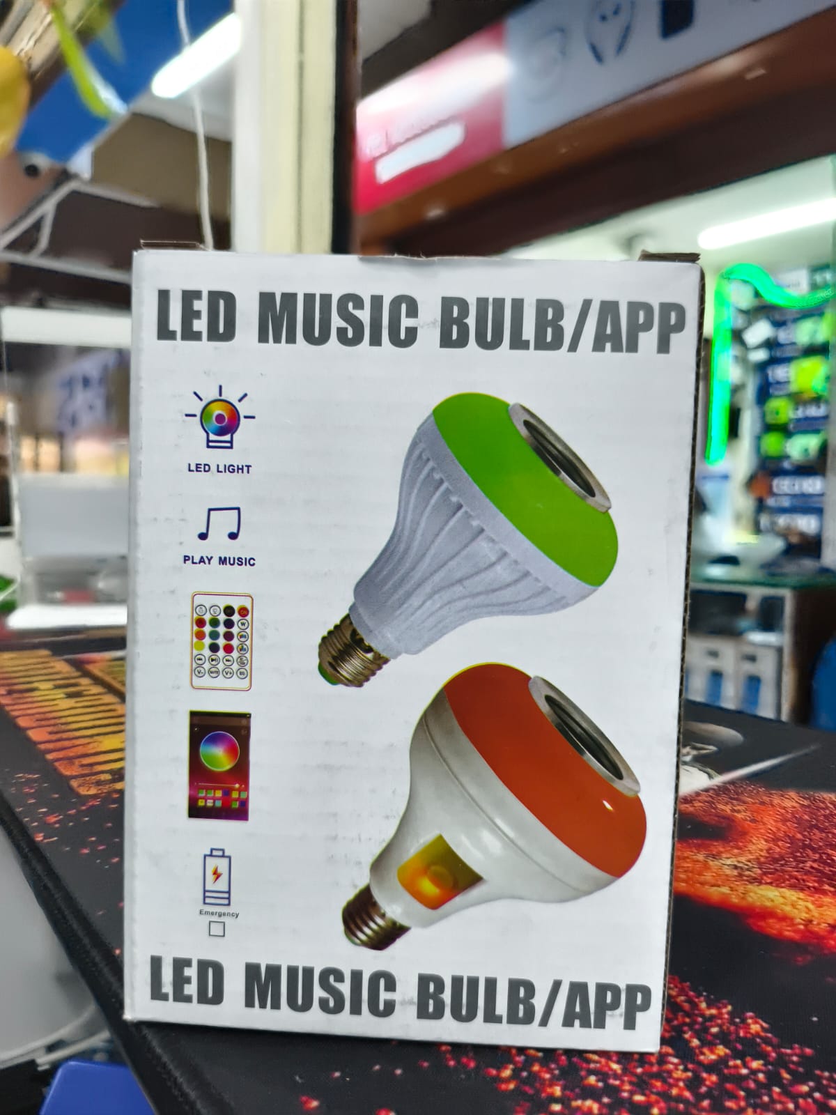 🎵 Smart LED Music Bulb – Bluetooth Speaker & Color-Changing Light
Description