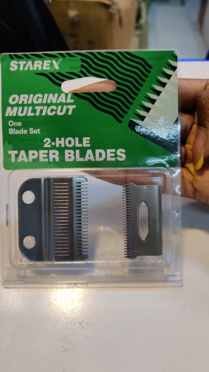 2 HOLE TAPER STAREX BLADE – PROFESSIONAL REPLACEMENT CLIPPER BLADE