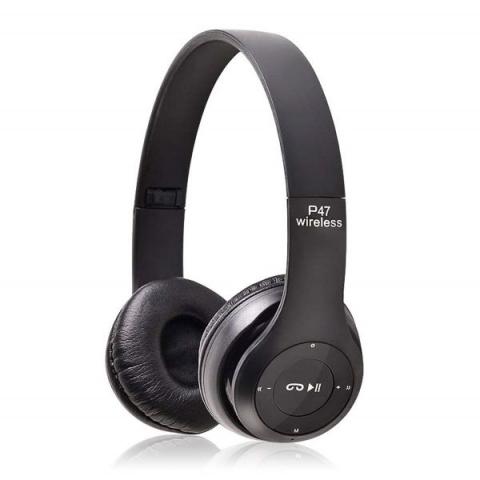 P47 Wireless Bluetooth 5.0 + EDR Headphones – High-Fidelity Stereo & Long Battery Life