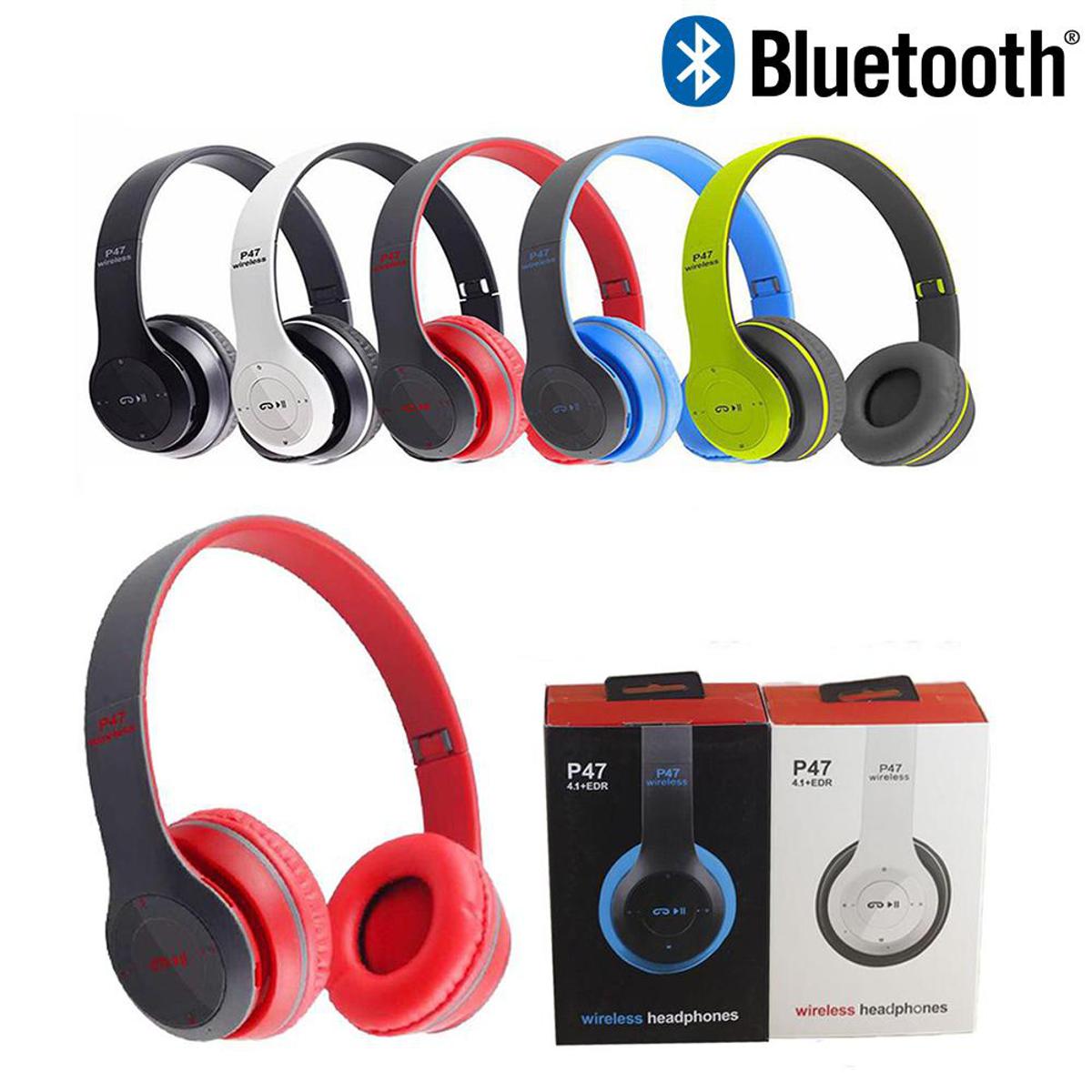 P47 Wireless Bluetooth 5.0 + EDR Headphones – High-Fidelity Stereo & Long Battery Life