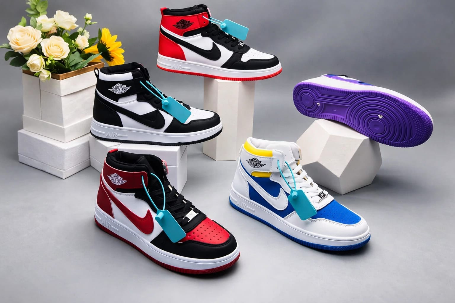 Men’s High-Top Sneakers – Premium Street Style