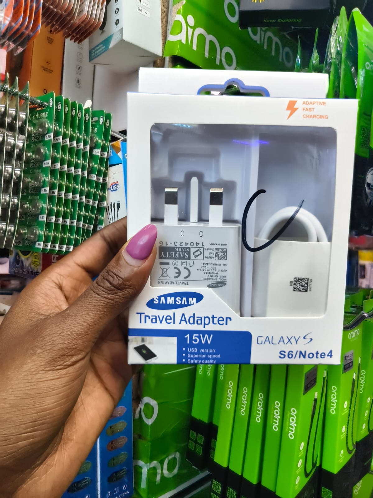 🔌 15W Fast Charging Type-C Wall Charger for Samsung Galaxy S6 & Note 4 – Safe & Reliable Power Adapter