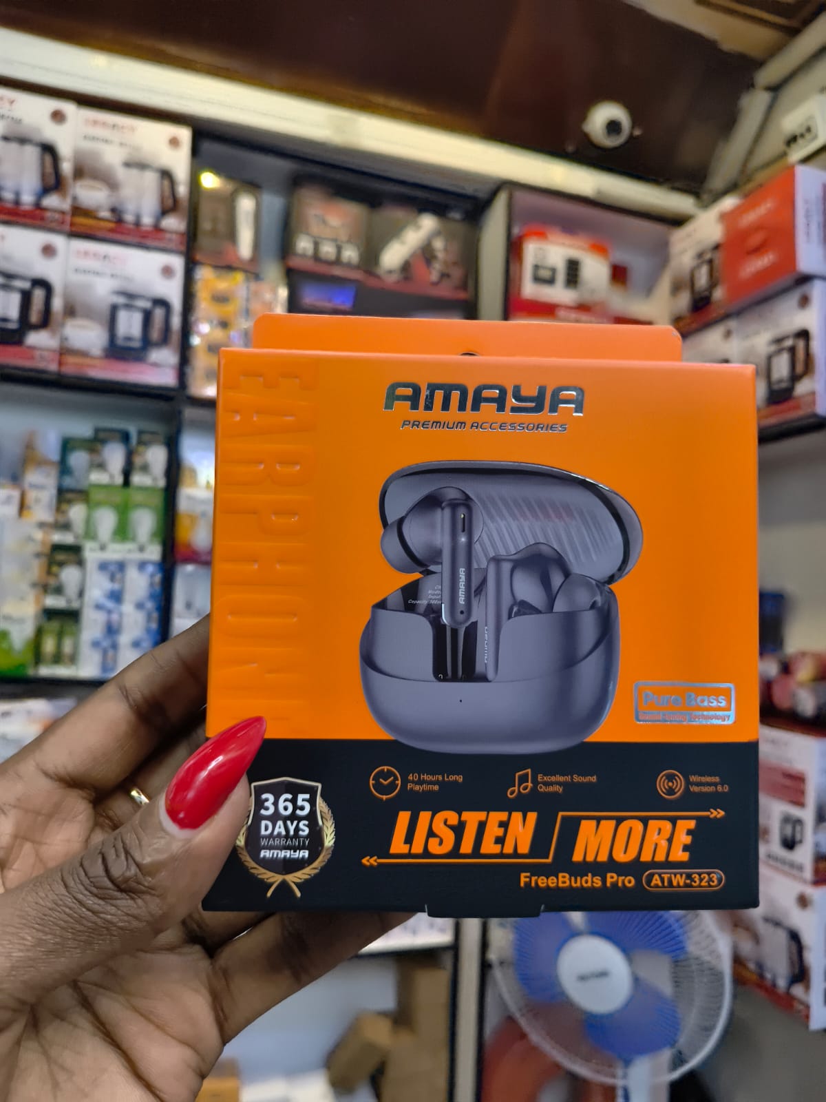 Amaya Earpods ATW-323 – Wired Earphones with Clear Sound & Comfortable Fit