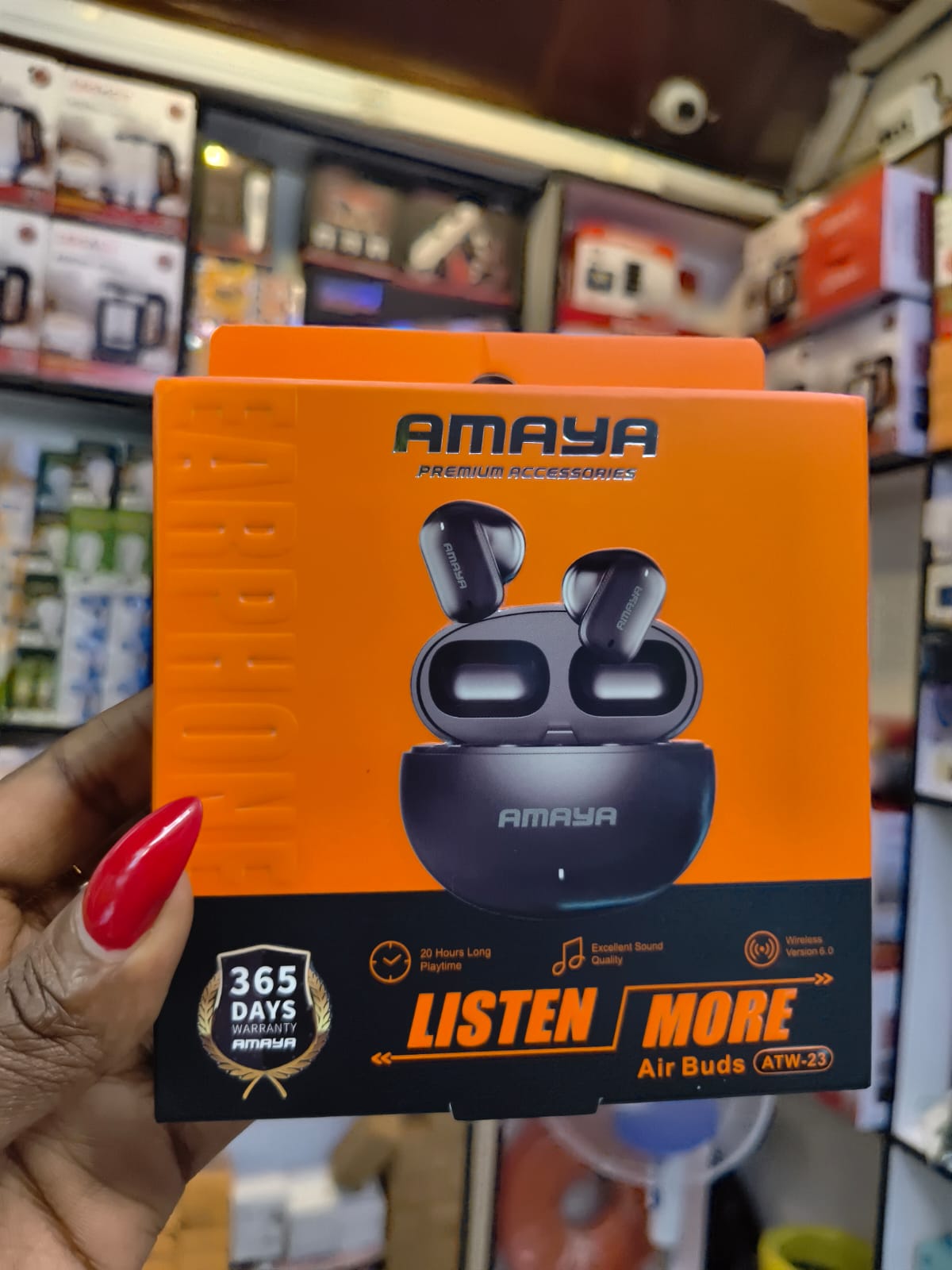 Amaya Earpods ATW-23 – Wired Earphones with Clear Sound & Comfortable Fit