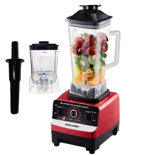 Heavy Duty Multifunction Electric Blender with Grinder and Tamper, Commercial Smoothie Maker, High Speed Food Processor for Ice Crushing, Fruits, Vegetables, Nuts, Home and Business Kitchen