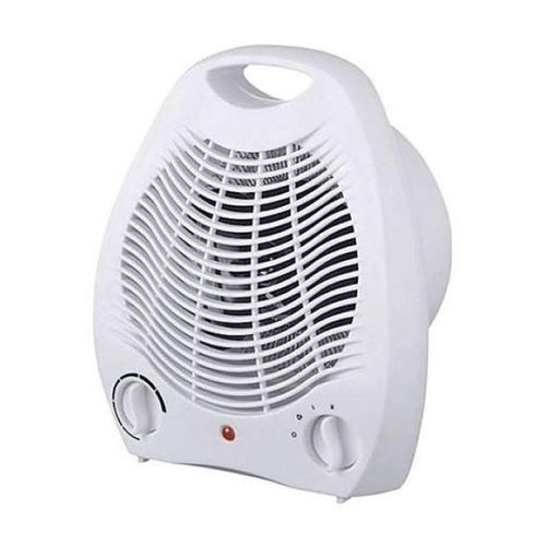 Portable 2000W Electric Fan Heater – Adjustable Thermostat Indoor Room Heater with Dual Heat Setting & Safety Protection