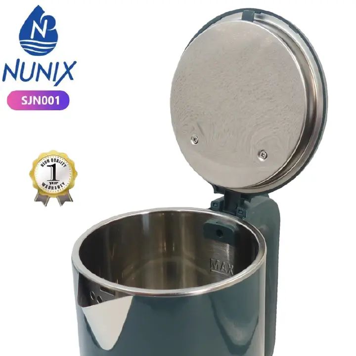 Nunix SJN001 2.5L Electric Kettle 1500W – Fast Boil Cordless Kettle with Auto Shut-Off & Boil-Dry Protection
