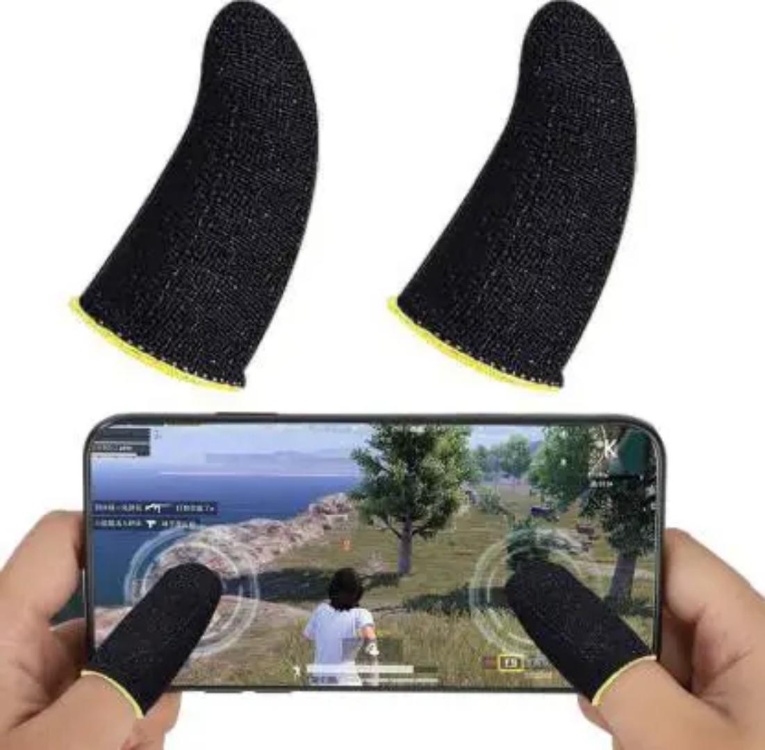 Sensitive PUBG Gaming Finger Sleeve Game Controller Gloves Breathable Anti-Sweat Mobile Touch Screen Fingertips Finger Cover