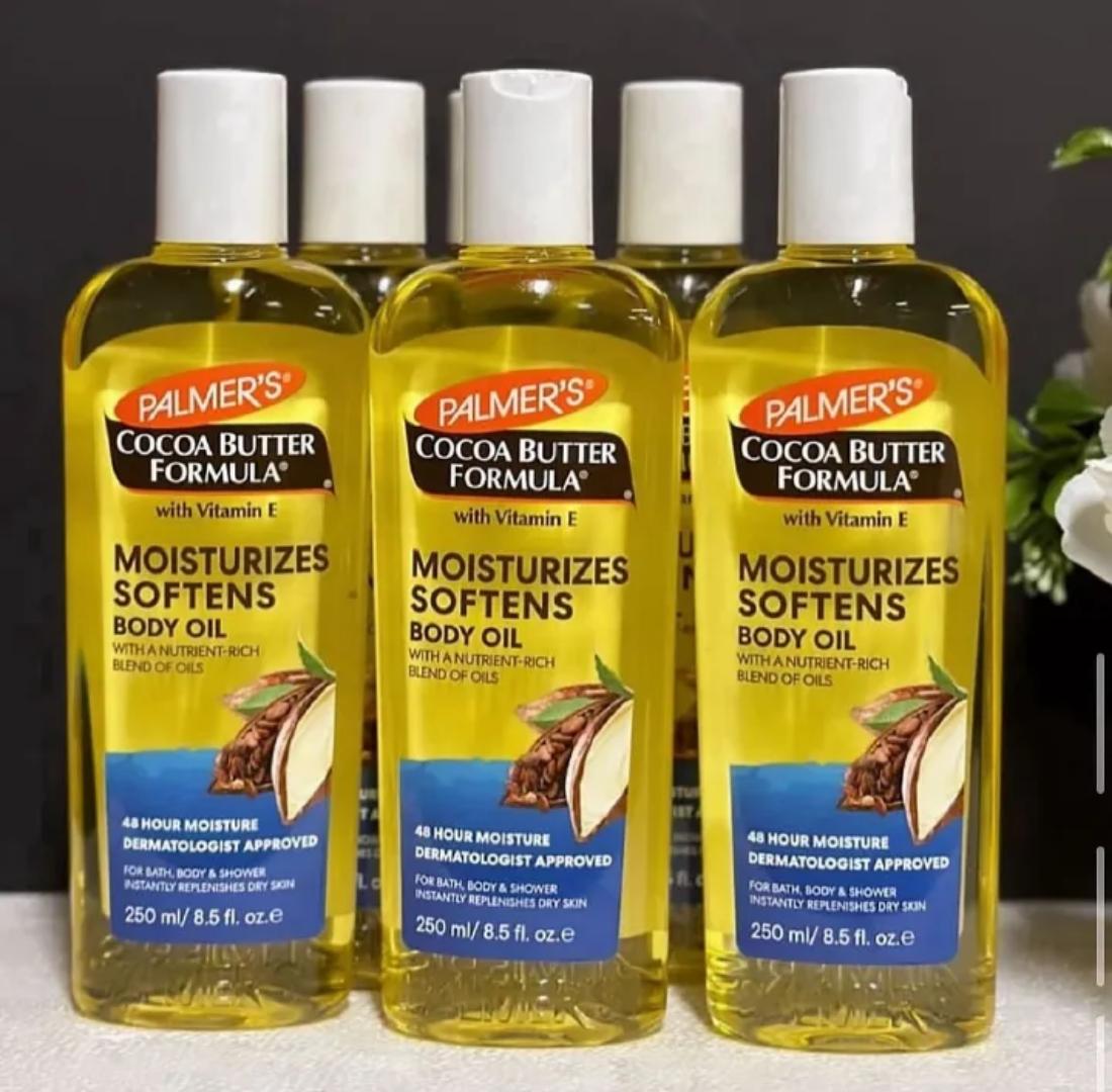 OFFER] Palmers Cocoa Butter Formula Daily Skin Therapy & Cocoa Butter Moisturizing Body Oil with Vitamin E, Glow Skin Hydration Palmer's lnstant Absorption Bath Body and Shower, 8.5 Ounces