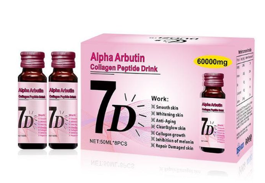 7D Alpha Arbutin Collagen Peptide Drink.