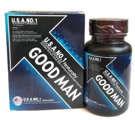 GoodMan Penis Enhancement & Erection & Sperm Booster Supplement 60 capsules view 2