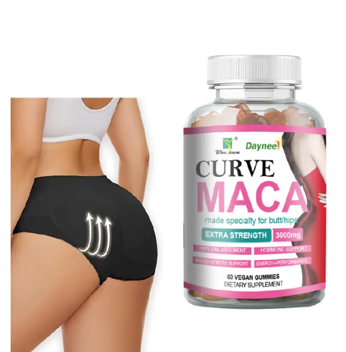Curve Maca Daynee Gummies for Butt & Hips Enlargement – Enhances Curves, Boosts Energy & Balances Hormones Naturally
