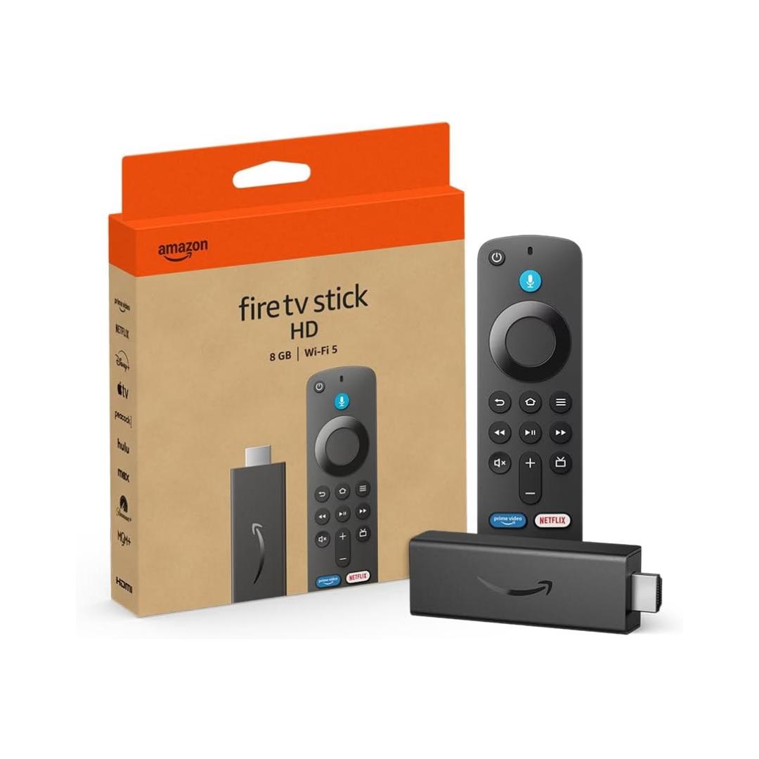 Amazon Fire TV Stick HD Streaming Device – 8GB Storage With Enhanced Remote