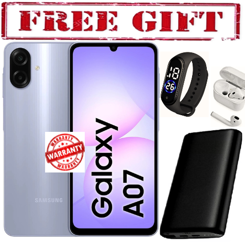 LIMITED TIME DEAL!! Samsung Galaxy A07 64GB/128GB+4GB 6.7" 90Hz PLS LCD Display (50+2)MP Camera 5000mAh Battery 25W Dual SIM Fingerprint Galaxy A07 AI Smartphone