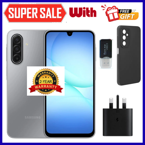 NEW ARRIVALS!! BRAND NEW SAMSUNG GALAXY A17 Smart Phones 128GB/256GB+4GB/6GB/8GB 6.7" Super AMOLED Display 50MP Triple Camera Android 15 IP54 Waterproof 5000mAh 25W Type-C Charge AI